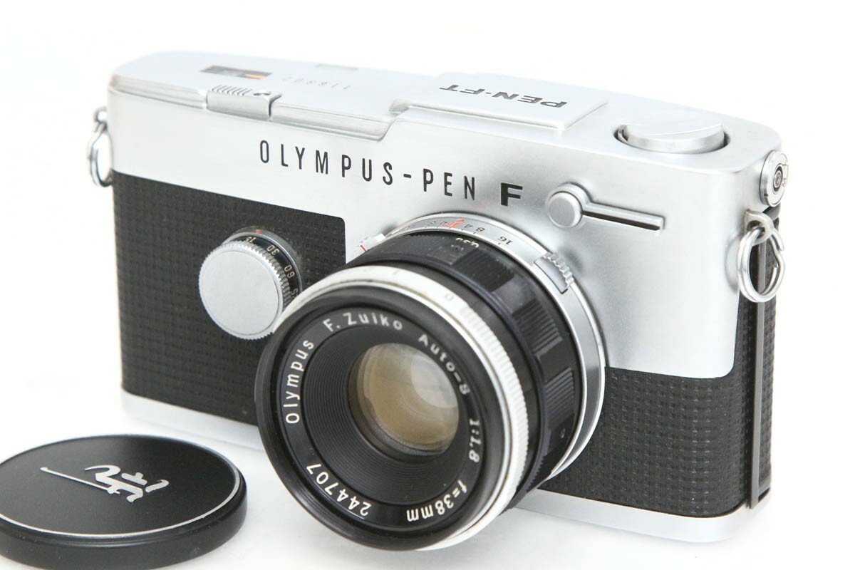 【中古】【並品】オリンパス PEN-FT+F.ZUIKO Auto-S 38mm F1.8 CA01-R3232-3V1C OLYMPUS 35mm ハーフ サイズ フィルム 一眼レフ MF 中古