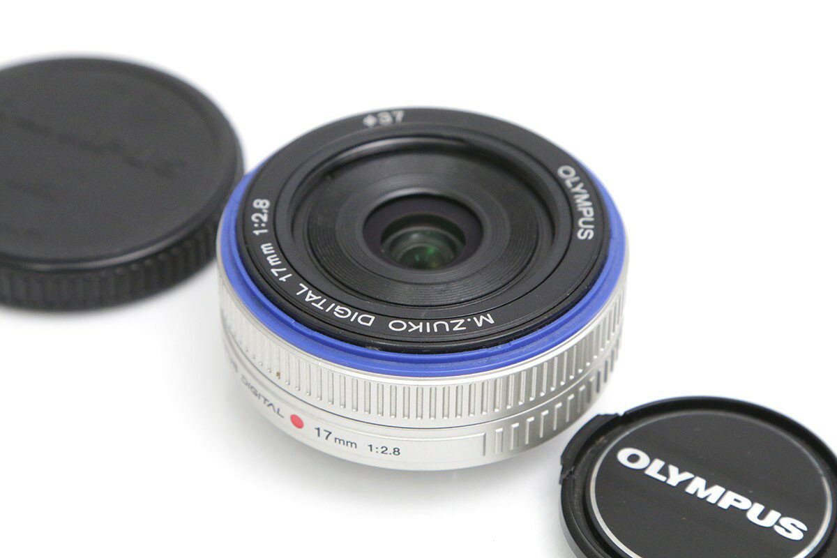 【中古】【並品】オリンパス M.ZUIKO DIGITAL 17mm F2.8 CA01-B3536-2A2E OLYMPUS マイクロフォーサー..