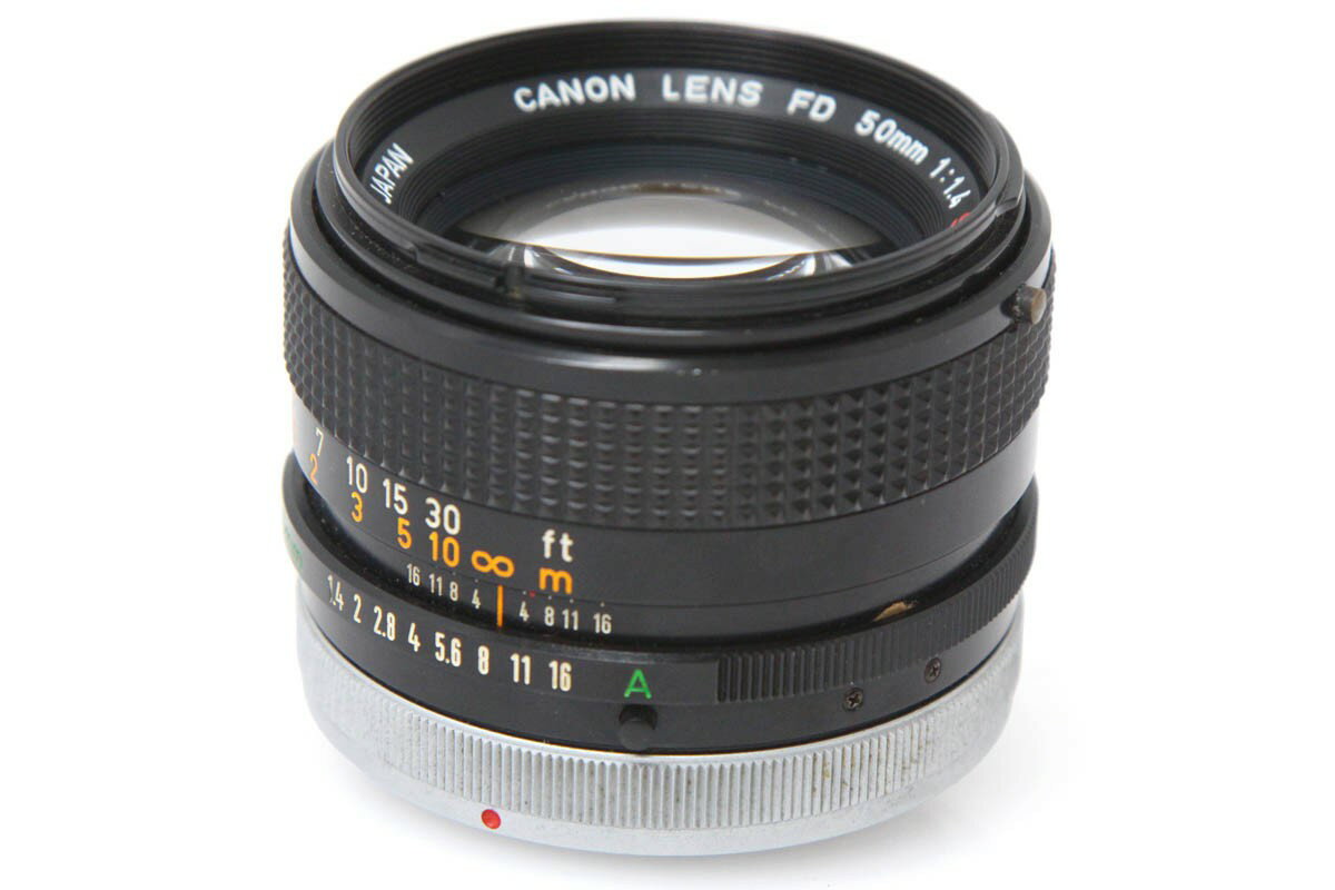 【中古】【お買い得品】キヤノン FD50mm F1.4 S.S.C. CA01-R978-2M1D-ψ FDマウント 単焦点 オールドレンズ フィルム一眼レフ 中古