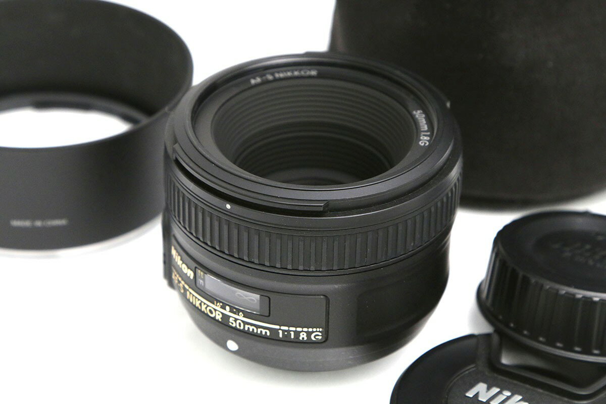 【中古】【並品】ニコン AF-S NIKKOR 50mm f/1.8G CA01-B1932-2O3B ニコン Fマウント Nikon 単焦点 NIKKOR AF/MF フルサイズ 大口径のサムネイル