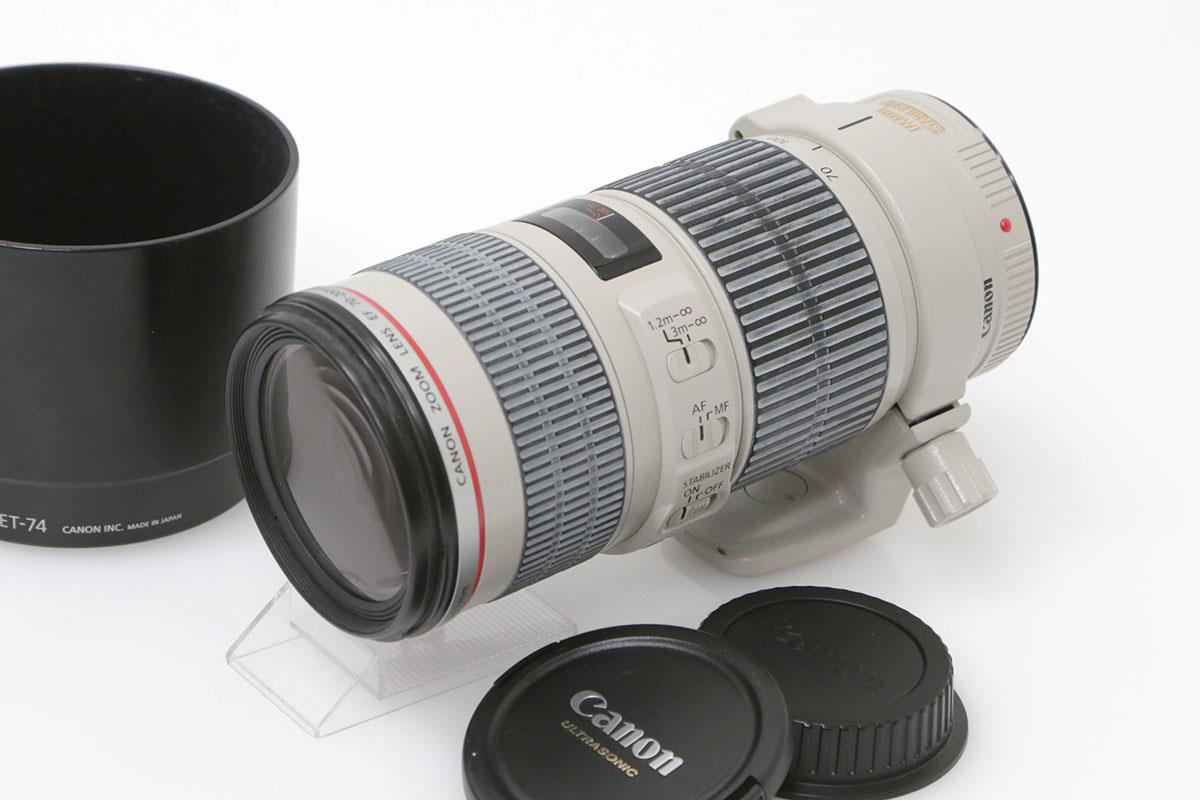 【中古】【並品】キヤノン EF70-200mm F4L IS USM CA01-C570-2O3A Canon 望遠ズーム 手ブレ補正 EFマウント フルサイズ