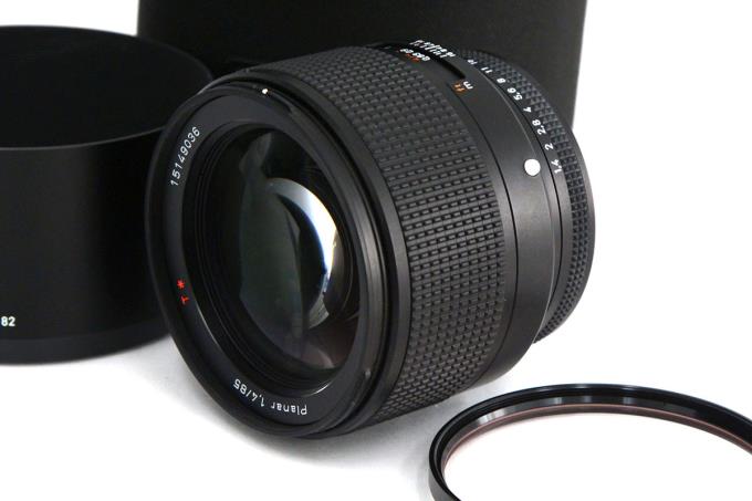 【中古】【極美品】コンタックス Planar T 85mm F1.4 コンタックスNマウント用 γA3307-2M1