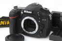 【中古】【美品】ニコン D7200 ボディ CA01-R919-2P1B ニコン Fマウント Nikon 一眼レフ APS-C 本体のみ ブラック(2)