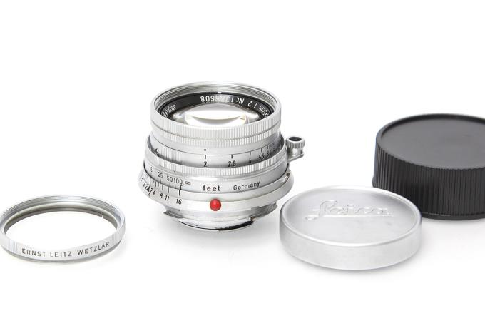 【中古】【訳有品】 ライカ レンジファインダーカメラ用 Summicron-m 5cm F2 沈胴式 M704-2B2Cのサムネイル