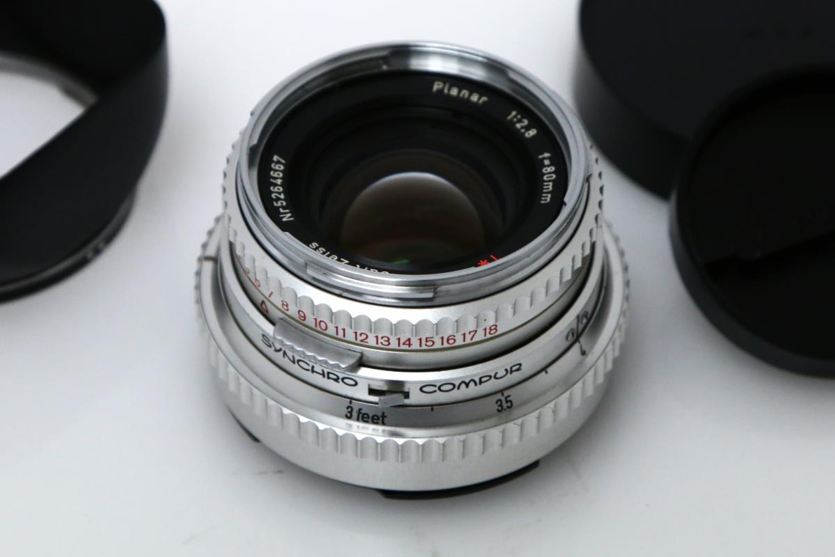 ハッセルブラッド Planar T* 80mm F2.8 シルバー ハッセルブラッドVマウント用 γN802-2R2B