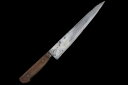 【中古】【並品】正本 筋引包丁 270mm 鍔付き柄 KN02-A9040-2L1A 肉ブロック解体 筋切り分け スライス 両刃 洋包丁 中古