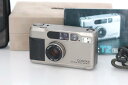 【中古】【難有品】 コンタックス コンパクトフィルムカメラ T2 チタンシルバー ボディ γA1659-2C3-ψ