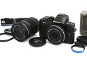 【中古】【極美品】オリンパス OM-D E-M10 Mark II EZダブルズームキット ブラック シャッター数約3400回以下 γA3130-3T2