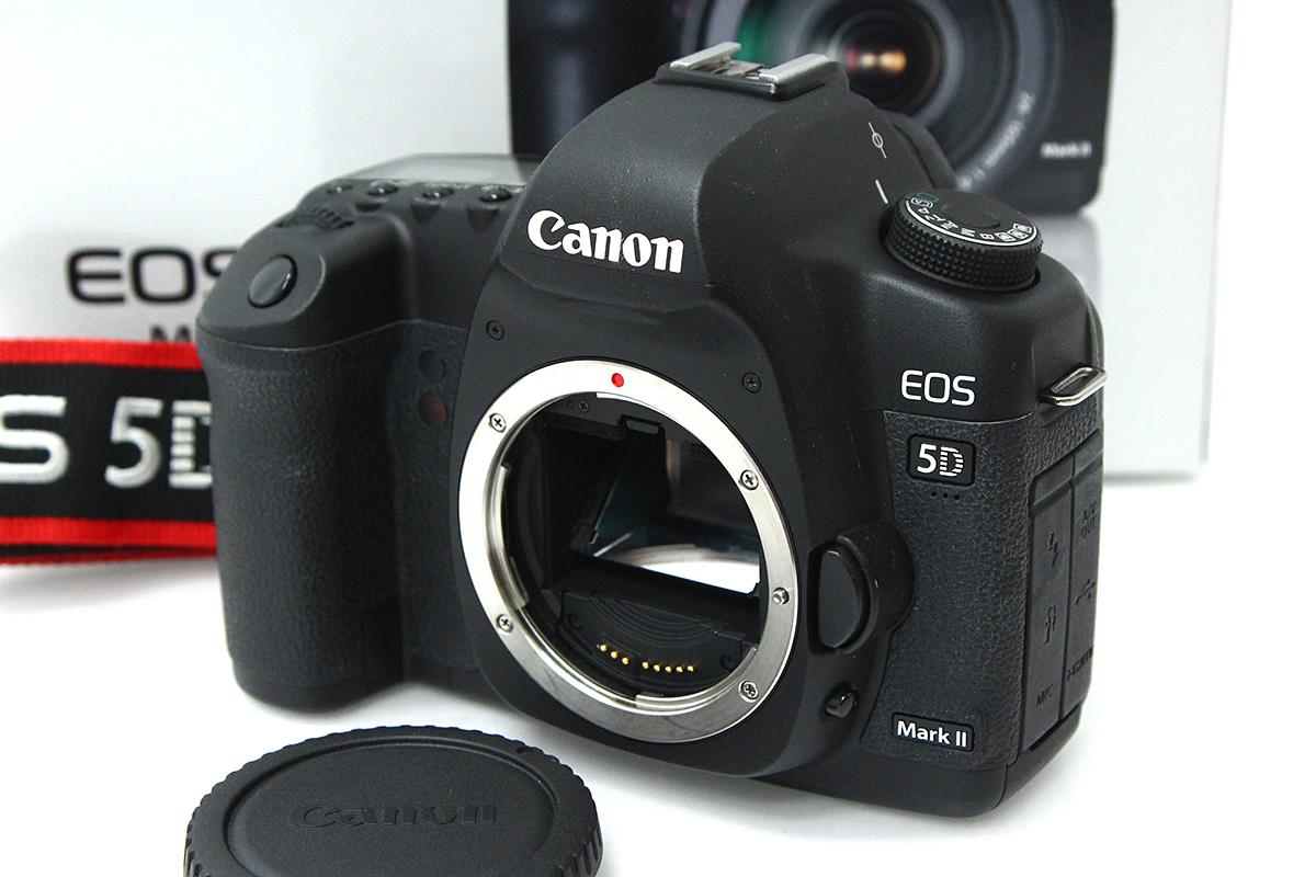 【中古】【美品】キヤノン EOS 5D Mark II ボディ シャッター回数 約5300回以下 γH2233-2P4