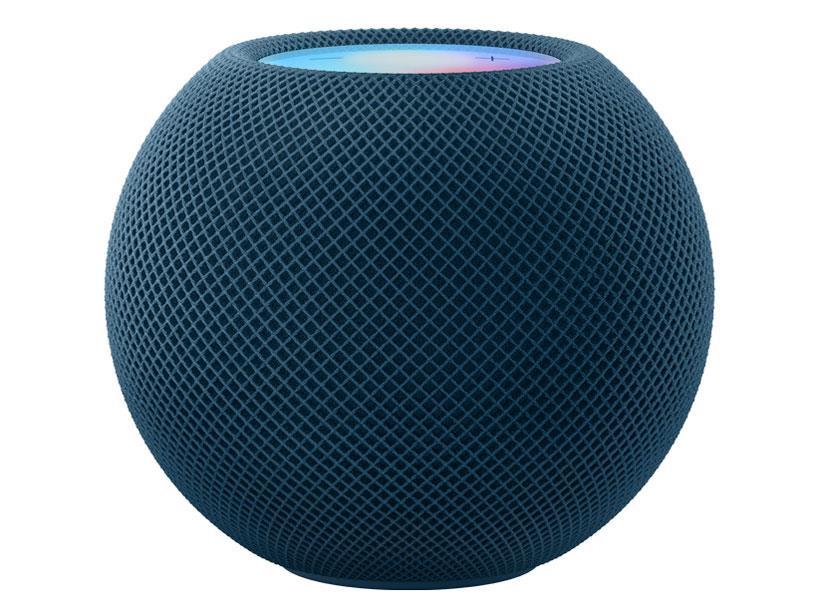 アップル HomePod mini MJ2C3J/A ブルー スマートスピーカー MJ2C3JA Siri 360度 S5チップ