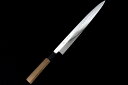 【中古】【未使用品】子の日 柳刃包丁 尺一 本焼 水鏡研 朴柄 λA5127-2L1C