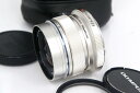 【中古】【美品】オリンパス M.ZUIKO DIGITAL ED 12mm F2.0 シルバー γA5245-2B2C