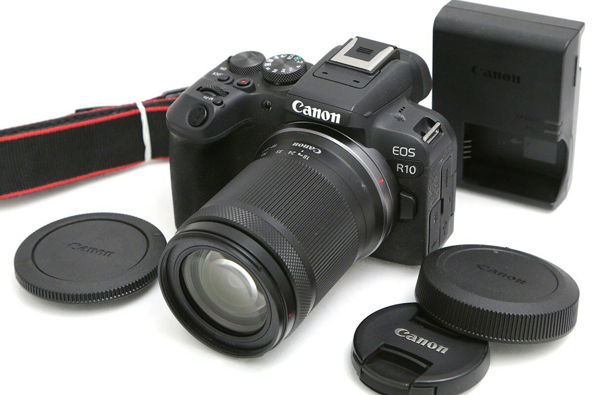 【中古】【良品】キヤノン EOS R10 RF-S18-150 IS STM レンズキット CA01-B3515-2Q2B Canon RFマウント APS-C EVF 標準ズーム 高倍率 手ブレ補正 レンズ付き セット 中古