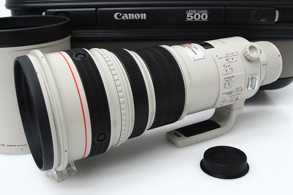 【中古】【並品】キヤノン EF500mm F4L IS USM γH3678-2B4