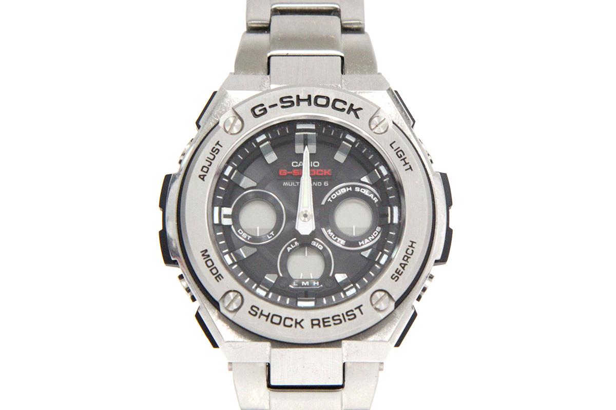 【中古】【美品】カシオ G-SHOCK G-STEEL GST-W310D-1AJF タフソーラー電波腕時計 χA5990-2G6