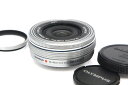 【中古】【並品】オリンパス M.ZUIKO DIGITAL ED 14-42mm F3.5-5.6 EZ シルバー γA6492-2R6B