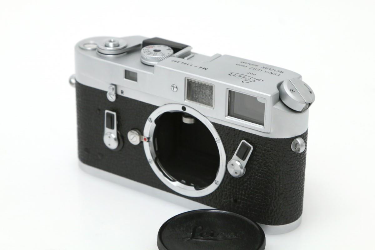 【中古】【並品】ライカ Leica M4 シルバークローム CA01-T1337-2C4 カメラ 本体 高級 leica 黒 一眼 デジタル レンジファインダー