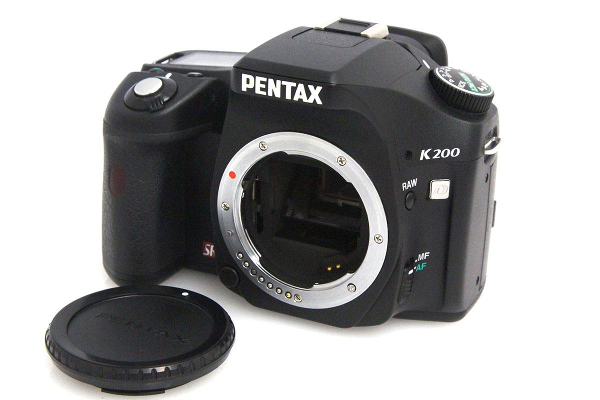 【中古】【美品】ペンタックス PENTAX K200D ボディ CA01-A7592-2Q1A PENTAX Kマウント CCDセンサー搭載 デジタル一眼レフ