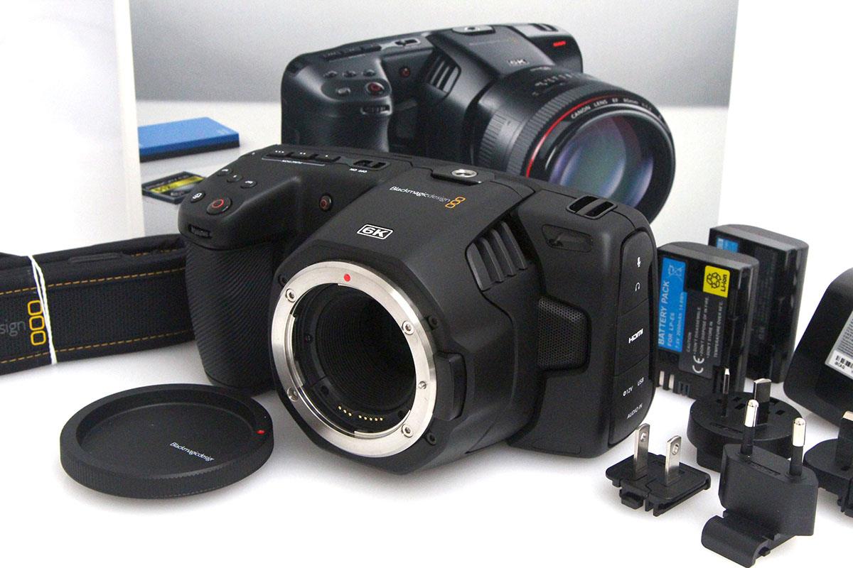 【中古】【美品】Blackmagic Design Blackmagic Pocket Cinema Camera 6K CA01-A7755-2S3 シネマ カメラ 動画 映画 ポケット 映像 フィルム EFレンズマウント