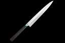 【中古】【美品】東源正久 柳刃包丁 本焼 尺 玉鋼 黒檀柄 名入 KN02-A8508-2L1B 刺身包丁 正夫 魚 柵 薄切 刃渡り長い 和包丁 中古