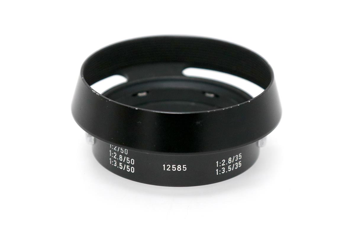 【中古】【並品】ライカ 12585 レンズフード (金属製) CA01-M3310-2D2F Leica レンズフード 純正 反射防止 丸型 円形 スリット