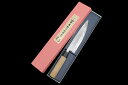 【中古】【並品】堺金重 出刃包丁 七寸 銀三 朴柄 箱付 KN02-B1317-2L2A 7寸 21cm 210mm 魚 肉 調理 料理 刃物 捌き