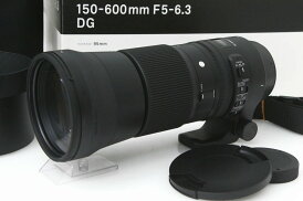 【中古】【美品】シグマ 150-600mm F5-6.3 DG OS HSM Contemporary キヤノンEFマウント用 CA01-R1155-2R9 EFマウント 望遠 ズーム AF MF 手ブレ補正 防塵