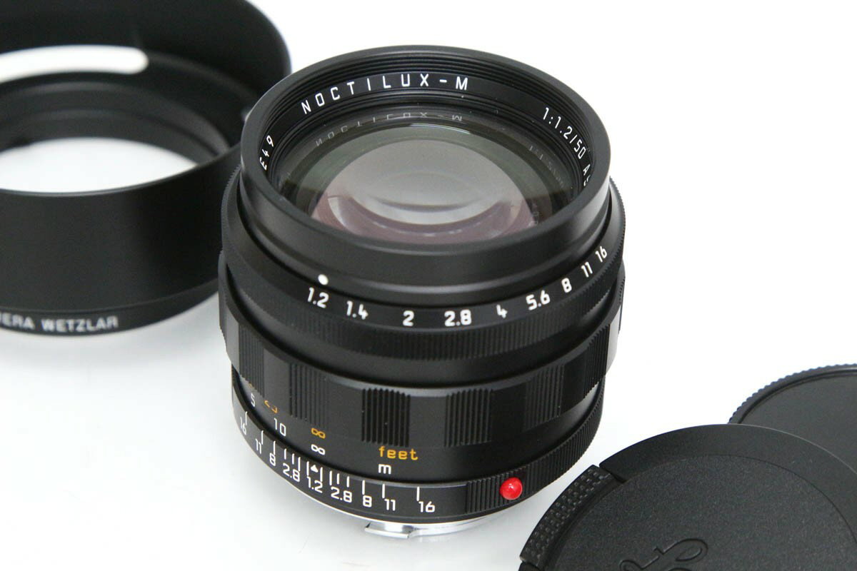 【中古】【極美品】ライカ NOCTILUX-M 50mm F1.2 ASPH. フードあり CA01-R1763-3V1A ライカ LEICA ライ..