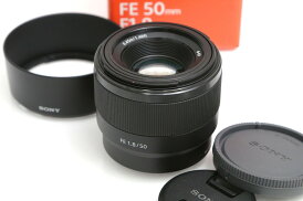【中古】【美品】ソニー FE 50mm F1.8 SEL50F18F CA01-B1744-2N4 SONY ソニー α Eマウント 単焦点 フルサイズ 大口径