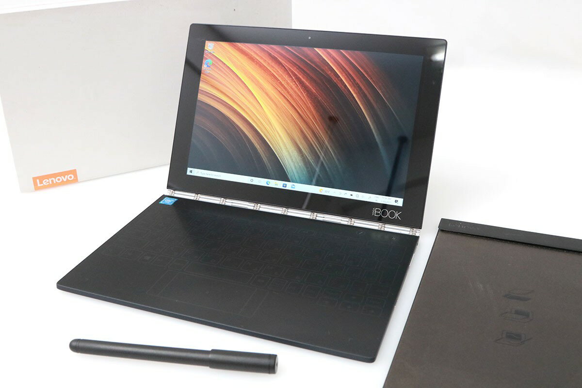 【中古】【美品】レノボ YOGA BOOK with Windows ZA160003JP SIMフリー 4GB 64GB HA03-M4618-2G10 Lenovo レノボ 10.1型 ワイド画面 タッチパネル SIMフリー