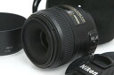 【中古】【美品】ニコン AF-S DX Micro NIKKOR 40mm f2.8G CA01-R1833-2A2E Nikon ニコン NIKKOR ニコンFマウント 単焦点レンズ 中古
