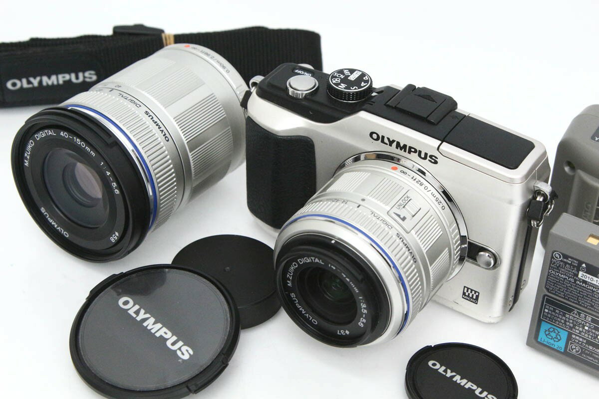OLYMPUS PEN E-PL2 本体+望遠レンズ+標準レンズ(ジャンク) OLYMPUS PEN E-PL2 本体+望遠レンズ+標準レンズ(ジャンク