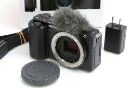 【中古】【美品】ソニー VLOGCAM ZV-E10 ボディ ブラック(センサー清掃済み) CA01-B2236-2S3 SONY Eマウント APS-C ミラーレス一眼 Vlog 動画向け 中古