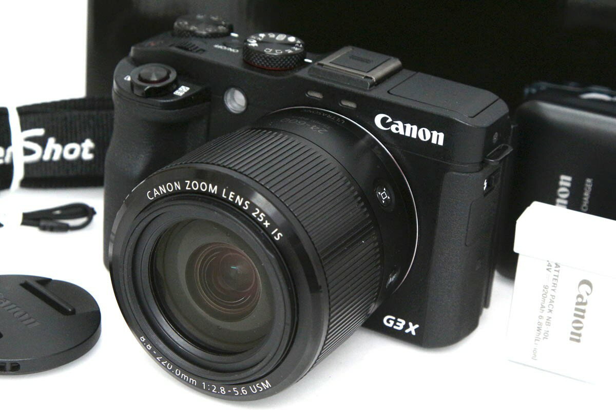 【中古】【並品】キヤノン PowerShot G3 X CA01-R2218-2P3 CANON キヤノン PowerShot 顔認識 手ブレ補正