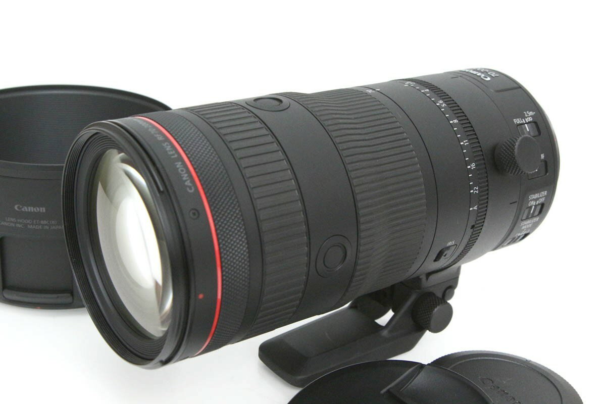 【中古】【極美品】キヤノン RF70-200mm F2.8 L IS USM Z [ブラック] CA01-R3091-2M4 Canon RFマウント フルサイズ 大口径 望遠ズーム 手ブレ補正 中古