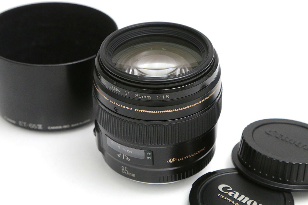 【中古】【良品】キヤノン EF85mm F1.8 USM CA01-B3636-2O3A CANON キヤノン EFマウント 単焦点 AF/MF フルサイズ