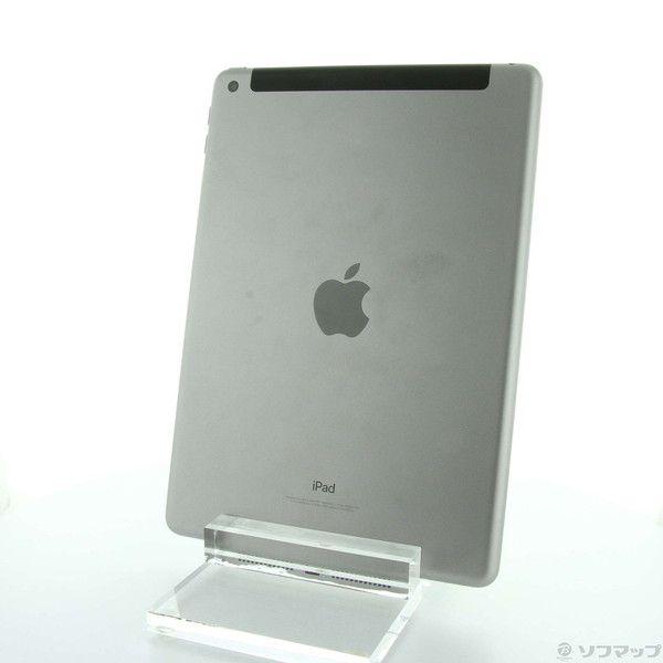 【中古】Apple(アップル) iPad 第5世代 32GB スペースグレイ MP1J2J／A auロック解除SIMフリー 【368-ud】