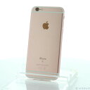 【中古】Apple(アップル) iPhone6s 32GB ローズゴールド MN122J／A SoftBank 【262-ud】