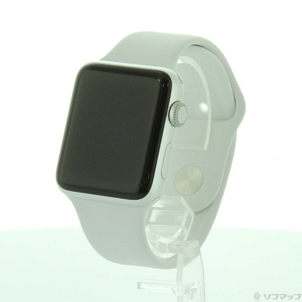 Apple(アップル) Apple Watch Series 3 GPS 42mm シルバーアルミニウムケース ホワイトスポーツバンド 