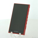 【中古】SONY(ソニー) WALKMAN A100シリーズ メモリ16GB+microSD レッド NW-A105HN RM 【348-ud】