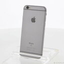 【中古】Apple(アップル) iPhone6s 64GB スペースグレイ MKQN2J／A SIMフリー 【344-ud】