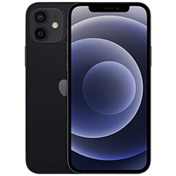 【中古】Apple(アップル) iPhone12 128GB ブラック MGHU3J／A SIMフリー 【262-ud】