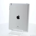 【中古】Apple(アップル) iPad 第4世代 16GB ホワイト MD513J／A Wi-Fi 【297-ud】