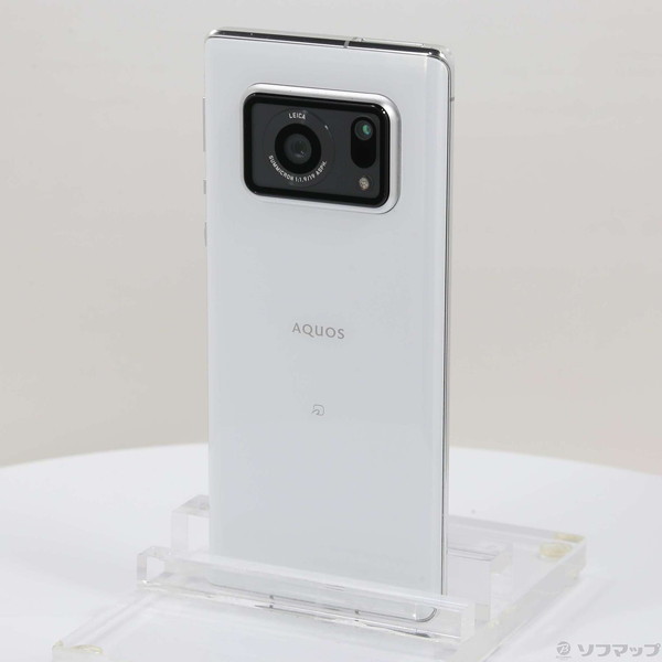 【中古】SHARP(シャープ) AQUOS R6 128GB ホワイト A101SH SoftBank 〔ネットワーク利用制限▲〕 【258-ud】