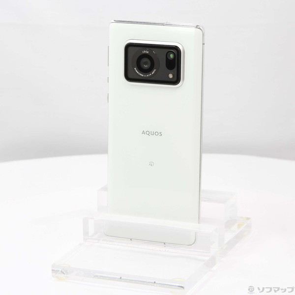 【中古】SHARP(シャープ) AQUOS R6 128GB ホワイト A101SH SoftBank 〔ネットワーク利用制限▲〕 【276-ud】