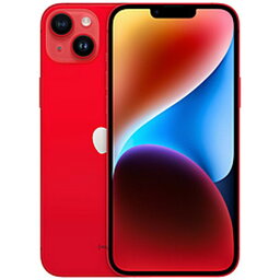 【中古】Apple(アップル) iPhone14 Plus 128GB プロダクトレッド MQ4F3J／A SIMフリー 【258-ud】