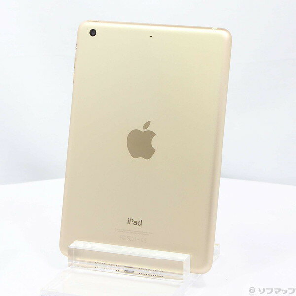 【中古】Apple(アップル) iPad mini 3 128GB ゴールド MGYK2J／A Wi-Fi 【344-ud】