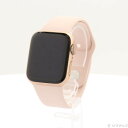 【中古】Apple(アップル) Apple Watch SE 第1世代 GPS 40mm ゴールドアルミニウムケース ピンクサンドスポーツバンド 【269-ud】