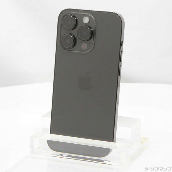 【中古】Apple(アップル) iPhone14 Pro 256GB スペースブラック MQ0Q3J／A SIMフリー 【344-ud】