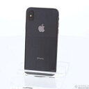 【中古】Apple(アップル) iPhoneX 256GB スペースグレイ MQC12J／A SIMフリー 【258-ud】